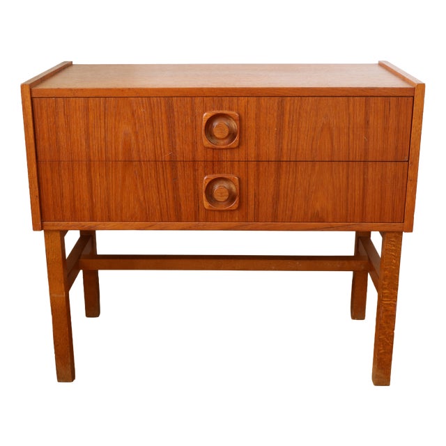 Small Scandinavian Chest of Drawers in Teak, 1960 For Sale