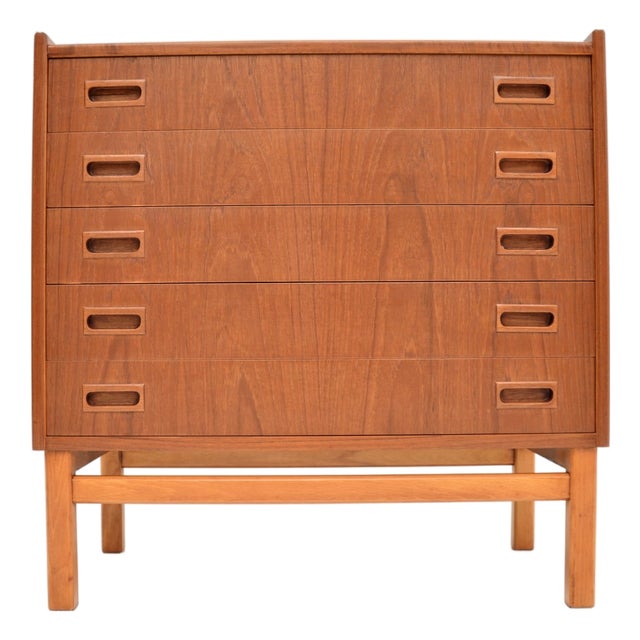 Vintage Danish Teak Chest of Drawers, 1960s For Sale