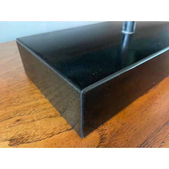 Monumental Signed Zaki Postmodern Abstract Sculpture on Marble Base For Sale - Image 9 of 12
