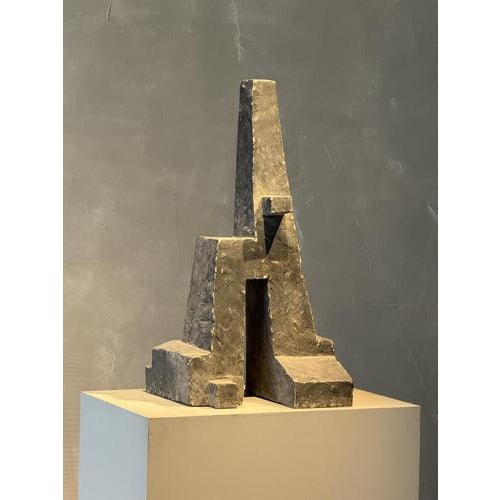 Unknown, Brutalist Sculptures, 1970s, Concrete, Set of 2 For Sale - Image 4 of 11