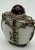 White Opaline Glass Snuff Bottle Embellished With Silver Tone Dragons and Lions For Sale - Image 8 of 17