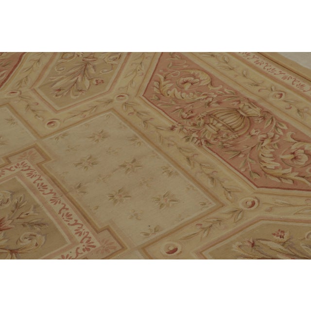 Rug & Kilim Rug & Kilim’s Aubusson Style Flatweave Rug With Pictorials and Floral Pattern For Sale - Image 4 of 7