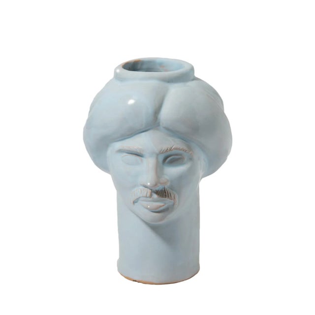 Not Yet Made - Made To Order Solimano & Roxelana Figures, Small • Blue Vendicari from Crita Ceramiche, Set of 2 For Sale - Image 5 of 6