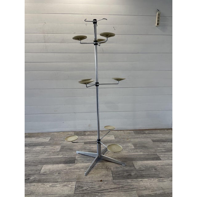 A- 357 Vintage Plant Stand, Chrome and Plastic +-1965, 1960s For Sale - Image 11 of 11