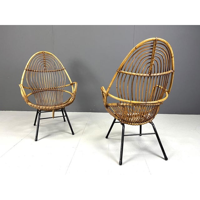 Set of Mid-Century Chairs attributed to Rohé Noordwolde, Netherlands, 1960s For Sale - Image 10 of 11