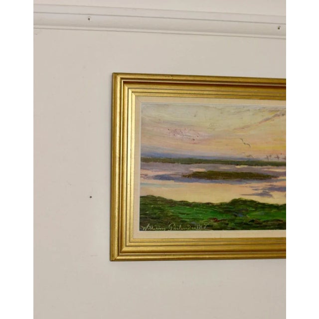 1910s William Gislander, Seabirds Over Ocean, 1917, Framed For Sale - Image 5 of 11