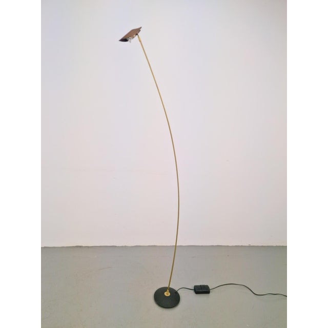 Metal Modern Brass Lance Floor Lamp by Bernd Beisse, Germany, 1990s For Sale - Image 7 of 15