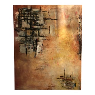 Abstract Mixed Media Painting For Sale