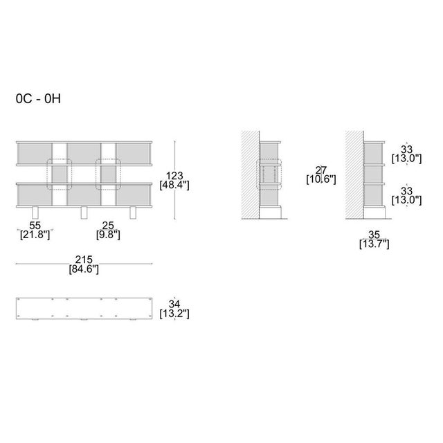 Nuage Shelving Unit in Wood and Aluminium by Charlotte Perriand for Cassina For Sale - Image 6 of 11