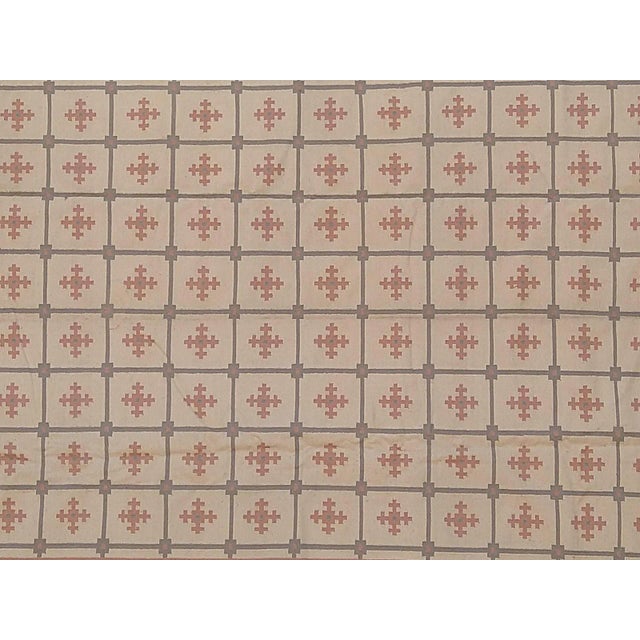 Wool , genuine hand made Dhurry carpet-