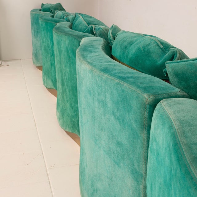 STROPICCIO Lounge Chairs by Luciano Frigerio for Frigerio Di Desio, 1975, Set of 4 For Sale - Image 13 of 14