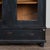 Early 20th-Century Hungarian Black Painted Display Cabinet Bookcase For Sale - Image 10 of 12