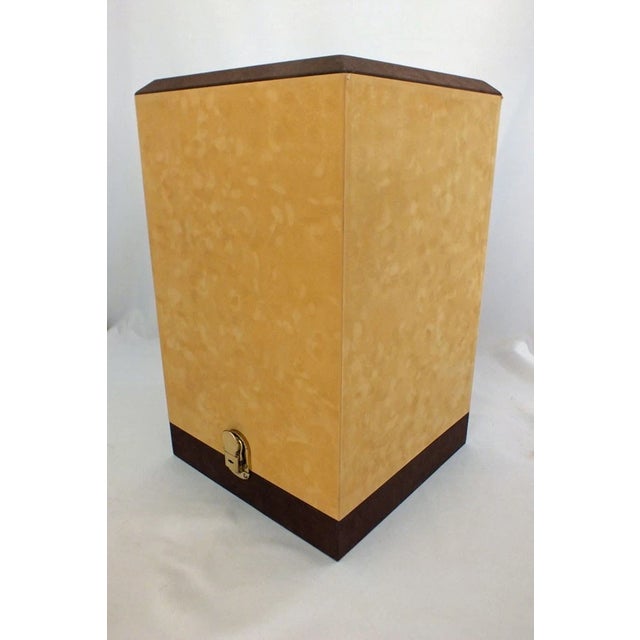 VTG Jeager Lecoultre Atmos 150th Anniversary Clock Gilt Brass Box & Glass Dome For Sale - Image 18 of 18