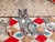 19th or 20th Century American Folk Art Hooked Rug With Cat and Two Kittens For Sale - Image 10 of 14