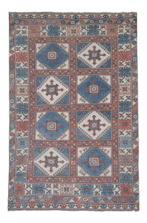 Vintage Turkish Oushak Rug 4'10" X 6'12"
