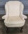 Queen Anne Late 20th Century Kindel Winterthur Collection Clawfoot Wing Chair Yellow Silk Drangonfly Fabric For Sale - Image 3 of 7