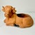 Late 19th C. English Country Boho Chic Farmhouse Large Terra Cotta Cow Planter. For Sale - Image 6 of 18
