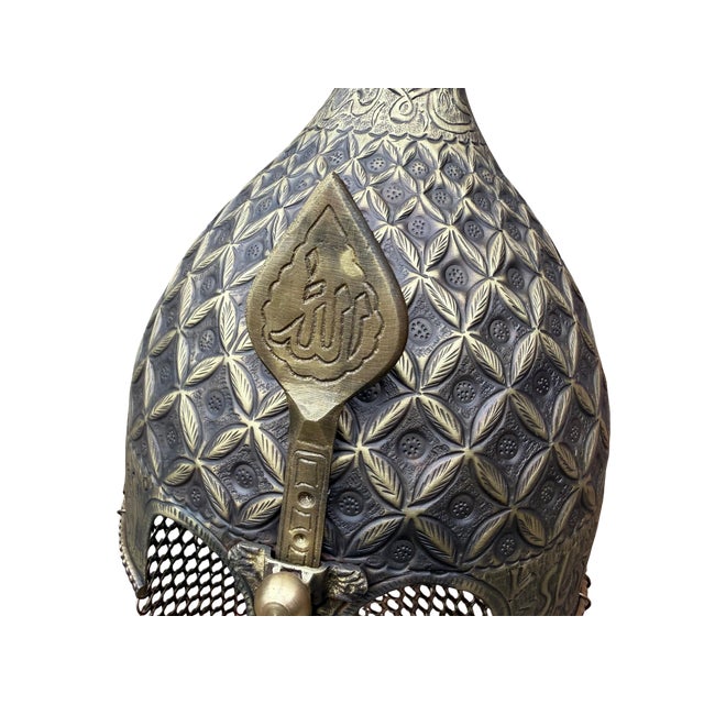 Hand-Chased Ottoman Helmet For Sale - Image 13 of 13