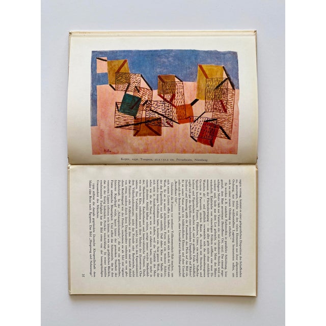 Paul Klee Vintage 1955 First Edition Lithograph Print Hardcover Mid Century Modernist Art Book For Sale - Image 9 of 18