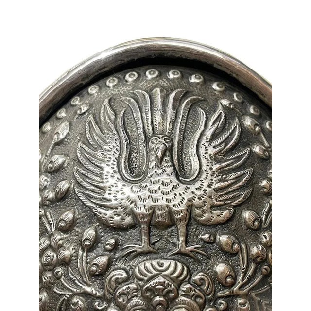 Copper Indonesian Yogya Djokja Bread Basket with Human and Anima Figures, 1890s For Sale - Image 8 of 13