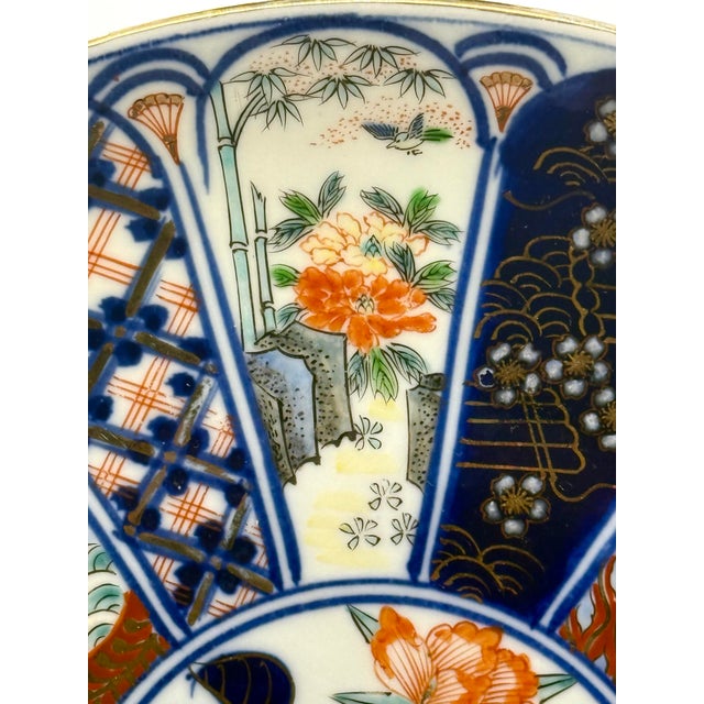 Late 19th Century Antique Imari Plate -Early 20th Century For Sale - Image 5 of 10