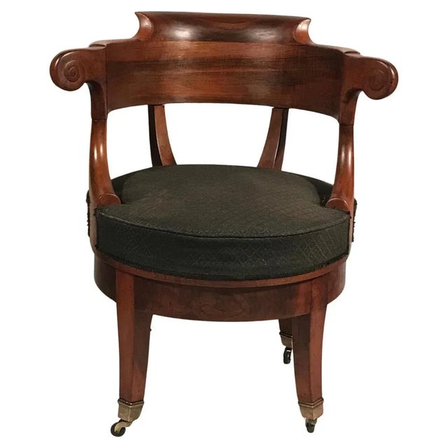 Gold Desk Chair, England, 1830s For Sale - Image 8 of 8