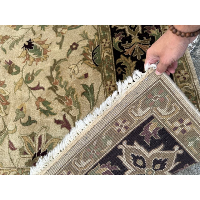 7ft 10in X 9ft 11in Hand Knotted Area Rug For Sale - Image 4 of 13