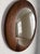 Brown Large Handcrafted Convex Mirror in Wood from Rampel Designs, 1990s For Sale - Image 8 of 8