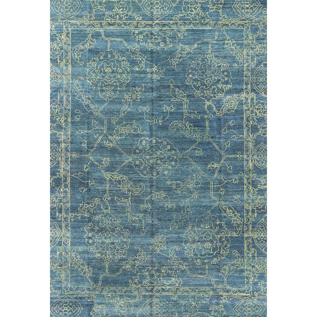 Modern Rug with Transitional Design, rug , country of origin / type: Turkey / Modern, circa Early-21st Century. Measures:...