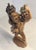 1980s Vintage German Oberammergau Anri Wood Carving Figure 10” Tall. Boy Eating Grapes For Sale - Image 5 of 9