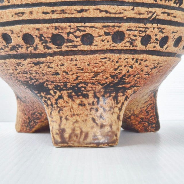Mid-Century Modern Vintage Vase in Ceramic, 1960s For Sale - Image 3 of 11