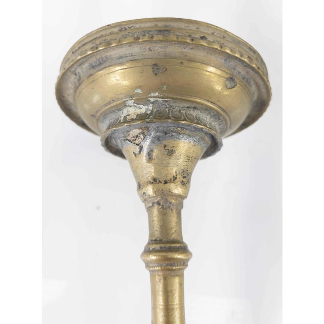 Pair of Indian or Chinese Paktong Candle Holders For Sale - Image 12 of 13