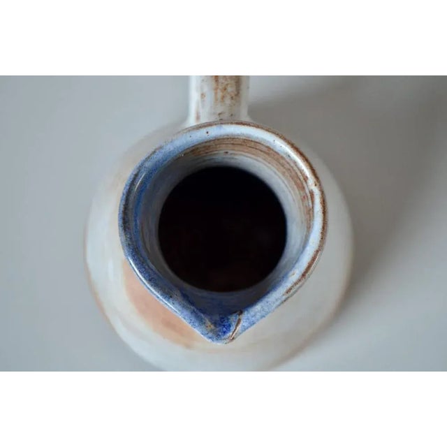 Ceramic Stoneware Pitcher by Jeanne & Norbert Pierlot for Puisaye For Sale - Image 7 of 10