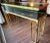 Italian Design Console Table in Brass and Gray Smoked Glass For Sale In Los Angeles - Image 6 of 9