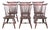 Late 20th Century Set of 6 Nichols & Stone (Stickley) Cherry Fan Back Windsor Chairs For Sale