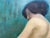 Elongated Female Nude, Early 20th Century, Oil Painting on Canvas For Sale - Image 7 of 11