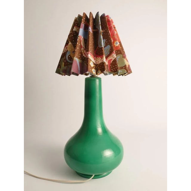 Mid-Century Modern Emerald Green Table Lamp from Casa Pupo, London, 1960s For Sale - Image 6 of 12