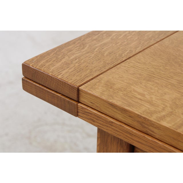 Stickley Mission Oak 3 Drawer Flip Top Sofa Table For Sale - Image 9 of 18