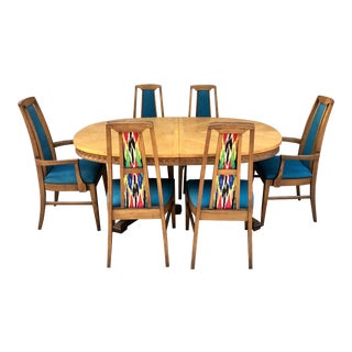 Mid-Century Modern Dining Set - 9 Pieces For Sale
