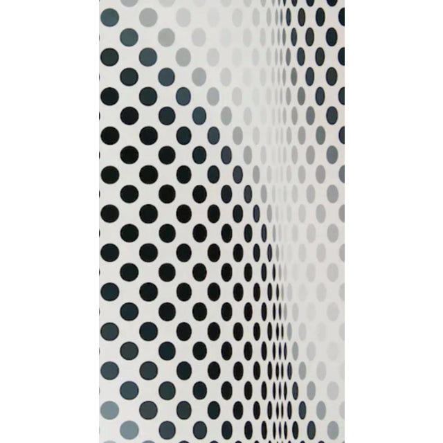 60's Bridget Riley B & W Original Pop Art Exhibition Poster