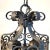 1920s 1920s American Lafayette Hughes Mansion Wrought Iron Three-Light Pendant Lantern For Sale - Image 5 of 5