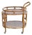 Vintage Rattan Bar Cart For Sale