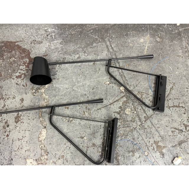 Michael Oren Designs Swing Arm Sconces, Pair For Sale - Image 11 of 12