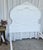 White Vintage Twin Size Bed Frame, White Romantic Style Circa 1930's For Sale - Image 8 of 18