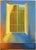 Roberto Cuccaro, Open Window, Gouache Drawing on Paper For Sale