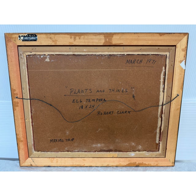 Robert Clark "Plants and Things" Original Artwork, Signed For Sale - Image 12 of 12