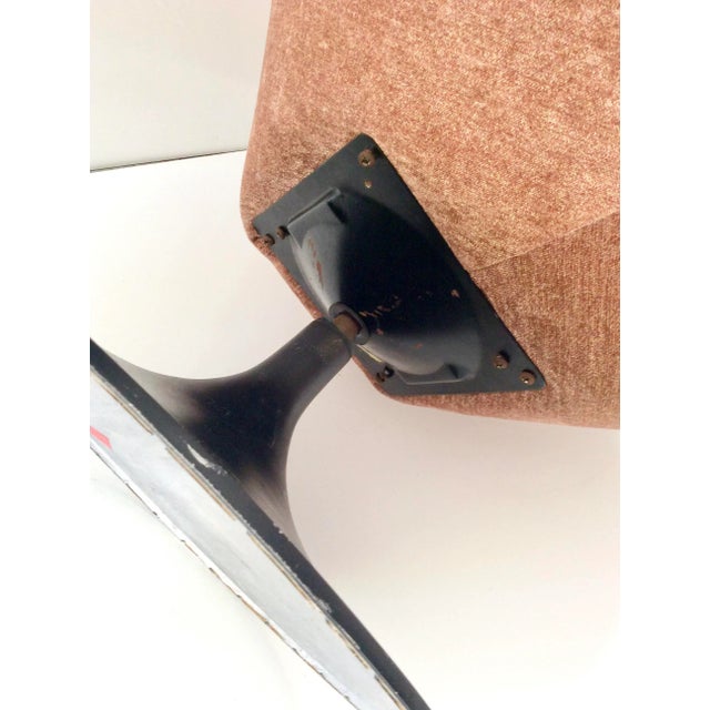 Metal Vintage Original Mid Century Modern Swivel Chairs - a Pair For Sale - Image 7 of 10