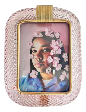 Ametista Torchon Murano Glass Picture Frame by Simoeng