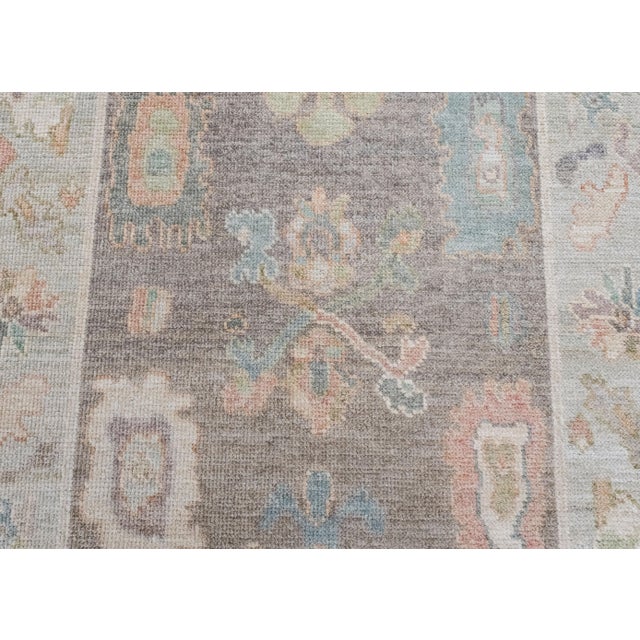Early 21st Century Turkish Oushak Rug 3'10" x 6'1" For Sale - Image 5 of 8