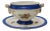 Circa 1800 French Old Paris Celeste Bleu Porcelain Sucrier De Monsieur Le Premier For Sale